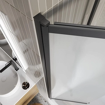 Шторка на ванну BelBagno Luce VF-11-90/145-P-NERO  - фото 3