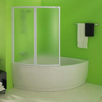 Шторка на ванну Kolpa San Quat TP 108 см white 