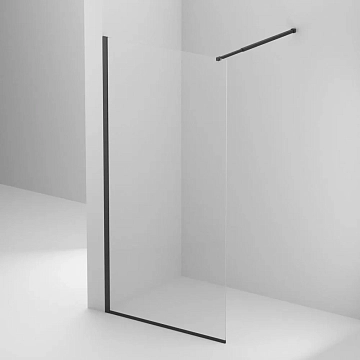 Душевая перегородка BelBagno Kraft L-1-100-C-NERO  - фото 2