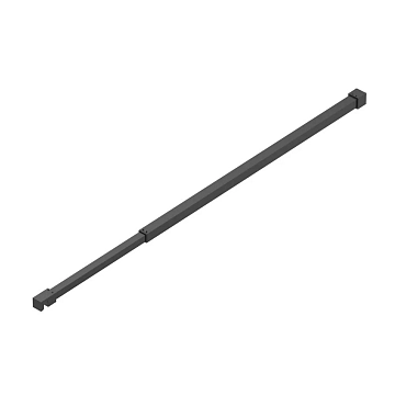 Душевая перегородка BelBagno Kraft L-1-100-C-NERO  - фото 3