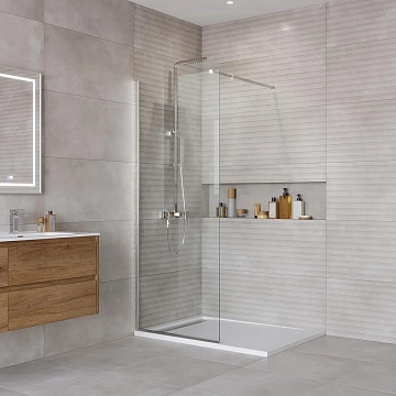 Душевая перегородка BelBagno Kraft L-1-80-C-Cr 