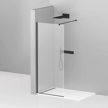 Душевая перегородка Cezares Liberta L-1-130-120-C-NERO 