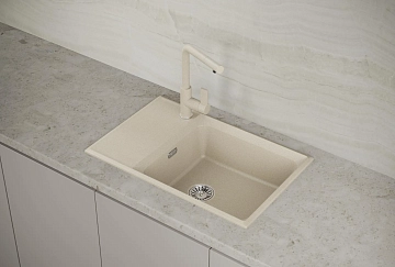 Мойка кухонная Point Этна 78 PN3012BG светло-бежевый  - фото 3