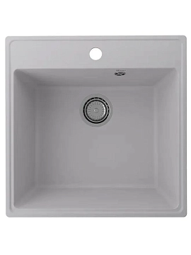 Мойка кухонная Ulgran Quartz Forte 505-04 платина 