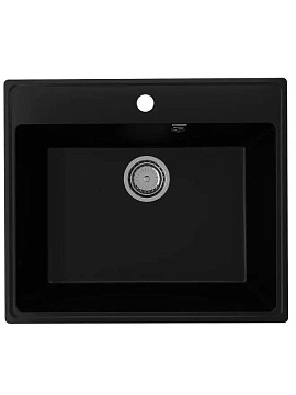 Мойка кухонная Ulgran Quartz Forte 580-07 уголь 