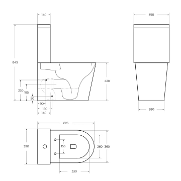 Унитаз-компакт BelBagno Flay-Tor BB2149CP-TOR/BB2149T/BB2031SC  - фото 2