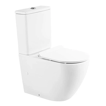 Унитаз-компакт BelBagno Sfera-R BB2141CPR/ BB2111SC безободковый 