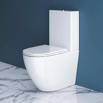 Унитаз-компакт BelBagno Sfera-R BB2141CPR/BB870SC безободковый  - фото 4