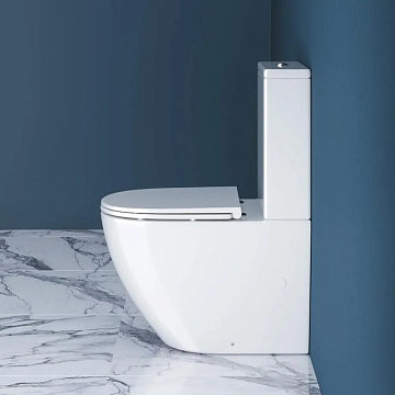 Унитаз-компакт BelBagno Sfera-R BB2141CPR/BB870SC безободковый  - фото 5