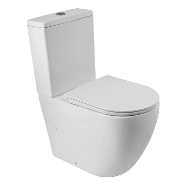 Унитаз-компакт BelBagno Sfera-R BB2141CPR/BB902SC безободковый 