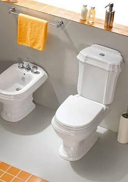 Унитаз-компакт Cezares King Palace CZR-163-T без бачка и сиденья  - фото 2