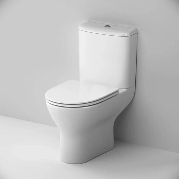 Унитаз-компакт Damixa Luna DX46C8600SC безободковый, с микролифтом  - фото 2