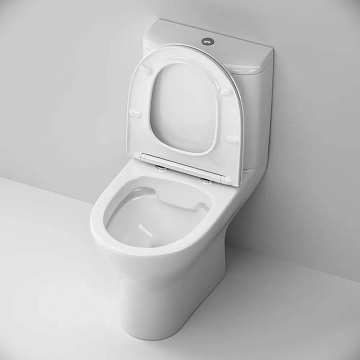 Унитаз-компакт Damixa Luna DX46C8600SC безободковый, с микролифтом  - фото 5
