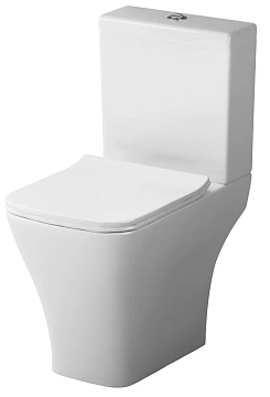Унитаз-компакт Damixa Titan DX78C8600SC безободковый, с микролифтом 