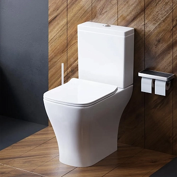 Унитаз-компакт Damixa Titan DX78C8600SC безободковый, с микролифтом  - фото 2