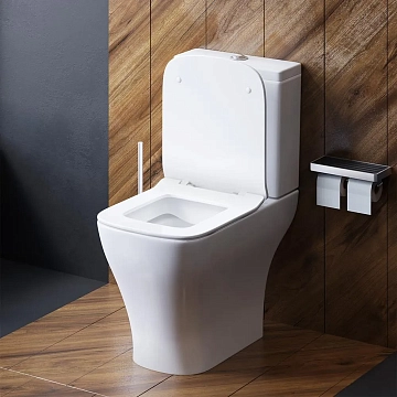 Унитаз-компакт Damixa Titan DX78C8600SC безободковый, с микролифтом  - фото 3