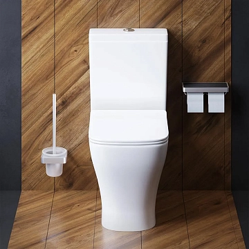 Унитаз-компакт Damixa Titan DX78C8600SC безободковый, с микролифтом  - фото 4