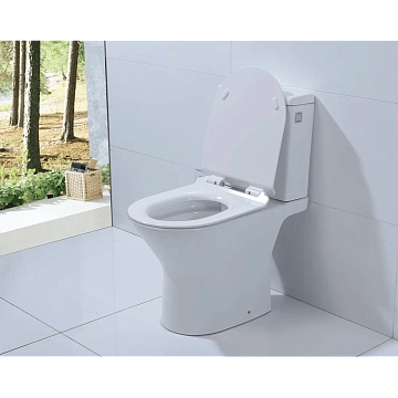 Унитаз-компакт Orans 9902WM безободковый, с микролифтом  - фото 5