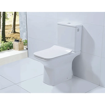 Унитаз-компакт Orans 9905WM безободковый, с микролифтом  - фото 4