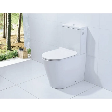 Унитаз-компакт Orans 9908WM безободковый, с микролифтом  - фото 3