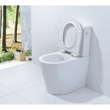 Унитаз-компакт Orans 9908WM безободковый, с микролифтом  - фото 4