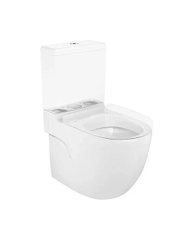 Унитаз-компакт Roca Meridian 342248000 без бачка и сиденья  - фото 2