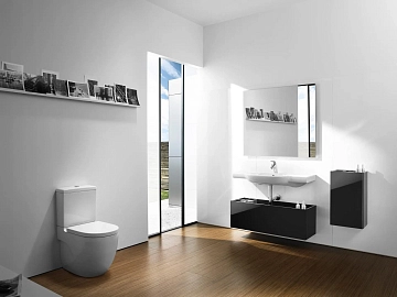 Унитаз-компакт Roca Meridian 342248000 без бачка и сиденья  - фото 4