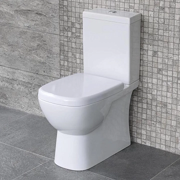 Унитаз-компакт Sanita luxe Quadro QDRSLCC01151022 с микролифтом  - фото 2