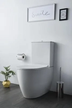Унитаз-компакт Vitra Sento 9830B003-7203 безободковый  - фото 2
