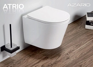 Унитаз подвесной Azario Atrio AZ2330 безободковый  - фото 2