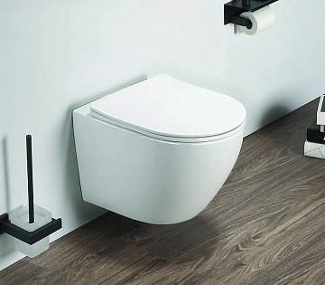 Унитаз подвесной Azario Grado AZ0046SP безободковый  - фото 2