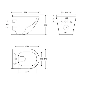Унитаз подвесной BelBagno Senso-Tor BB017CH-TOR/BB2031SC  - фото 3