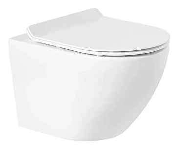 Унитаз подвесной BelBagno Sfera-R BB046CHR/BB2111SC безободковый 