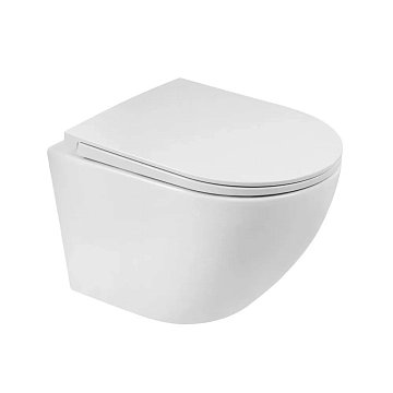 Унитаз подвесной BelBagno Sfera-R BB046CHR/BB902SC безободковый 