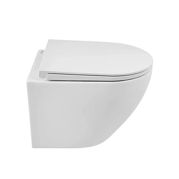 Унитаз подвесной BelBagno Sfera-R BB046CHR/BB902SC безободковый  - фото 4