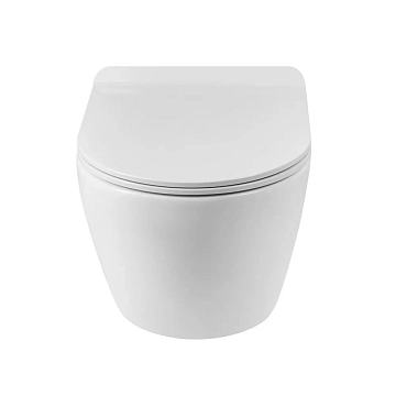 Унитаз подвесной BelBagno Sfera-R BB046CHR/BB902SC безободковый  - фото 5