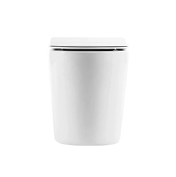 Унитаз приставной BelBagno Flay-R BB1003CBR/BB865SC безободковый  - фото 3