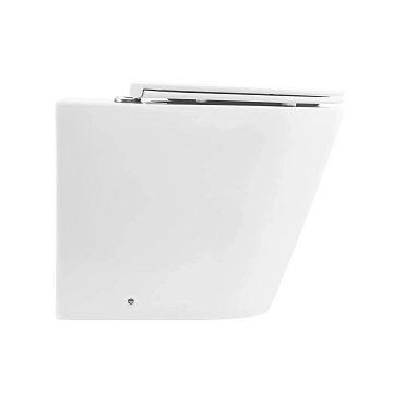 Унитаз приставной BelBagno Flay-R BB1003CBR/BB870SC безободковый  - фото 2