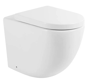 Унитаз приставной BelBagno Sfera-R BB2141CBR/BB105SC безободковый 
