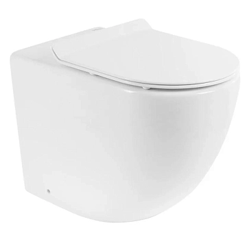 Унитаз приставной BelBagno Sfera-R BB2141CBR/BB2111SC безободковый 