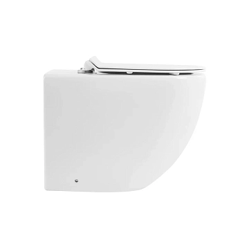 Унитаз приставной BelBagno Sfera-R BB2141CBR/BB2111SC безободковый  - фото 2