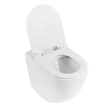 Унитаз приставной BelBagno Sfera-R BB2141CBR/BB2111SC безободковый  - фото 4