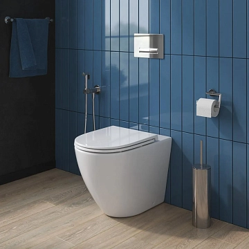 Унитаз приставной BelBagno Sfera-R BB2141CBR/BB870SC безободковый  - фото 3