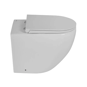 Унитаз приставной BelBagno Sfera-R BB2141CBR/BB902SC безободковый  - фото 2