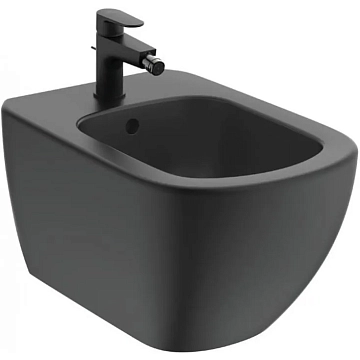 Биде подвесное Ideal Standard Tesi T3552V3 черный матовый  - фото 2