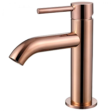 Смеситель Abber Wasser Kreis AF8110RG для раковины, розовое золото 