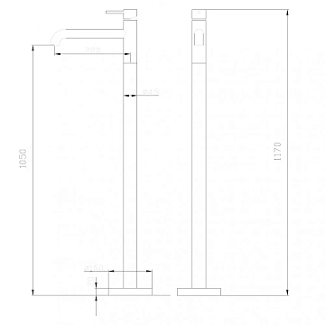 Смеситель Abber Wasser Kreis AF8140RG для раковины  - фото 3