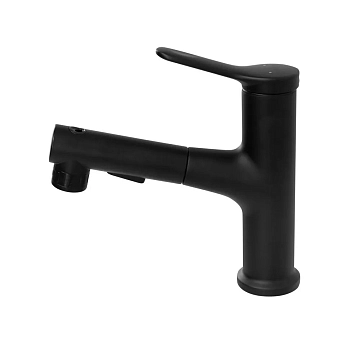 Смеситель BelBagno BB-LVMD-NERO-W0 для раковины, с выдвижным изливом  - фото 2