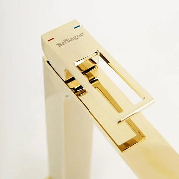 Смеситель BelBagno Luce LUC-LMC-ORO-W0 для раковины  - фото 3