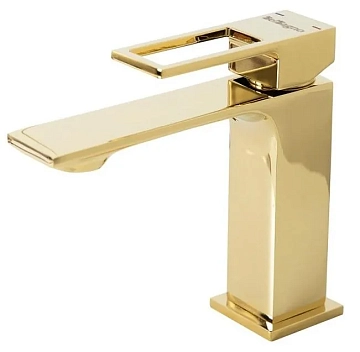 Смеситель BelBagno Luce LUC-LVM-ORO для раковины 
